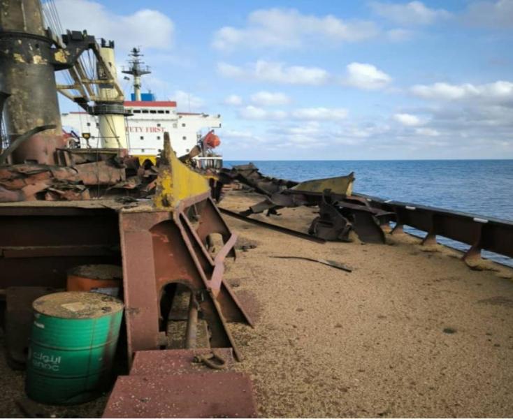 У Чорному морі російські військові завдали ракетного удару по кораблю, який транспортував пшеницю для Єгипту.