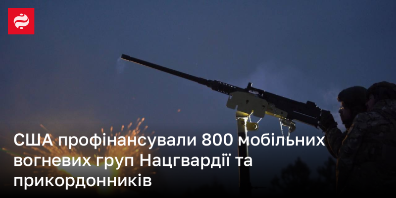 США надали фінансування для створення 800 мобільних вогневих підрозділів Національної гвардії та прикордонників.